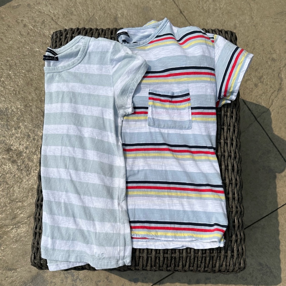 NWOT Abercrombie striped tee bundle